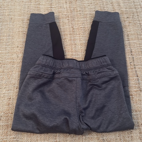 Russell Fleece Lined Pant Jogger Gray Black Boy's Large 10 / 12 - Picture 6 of 6